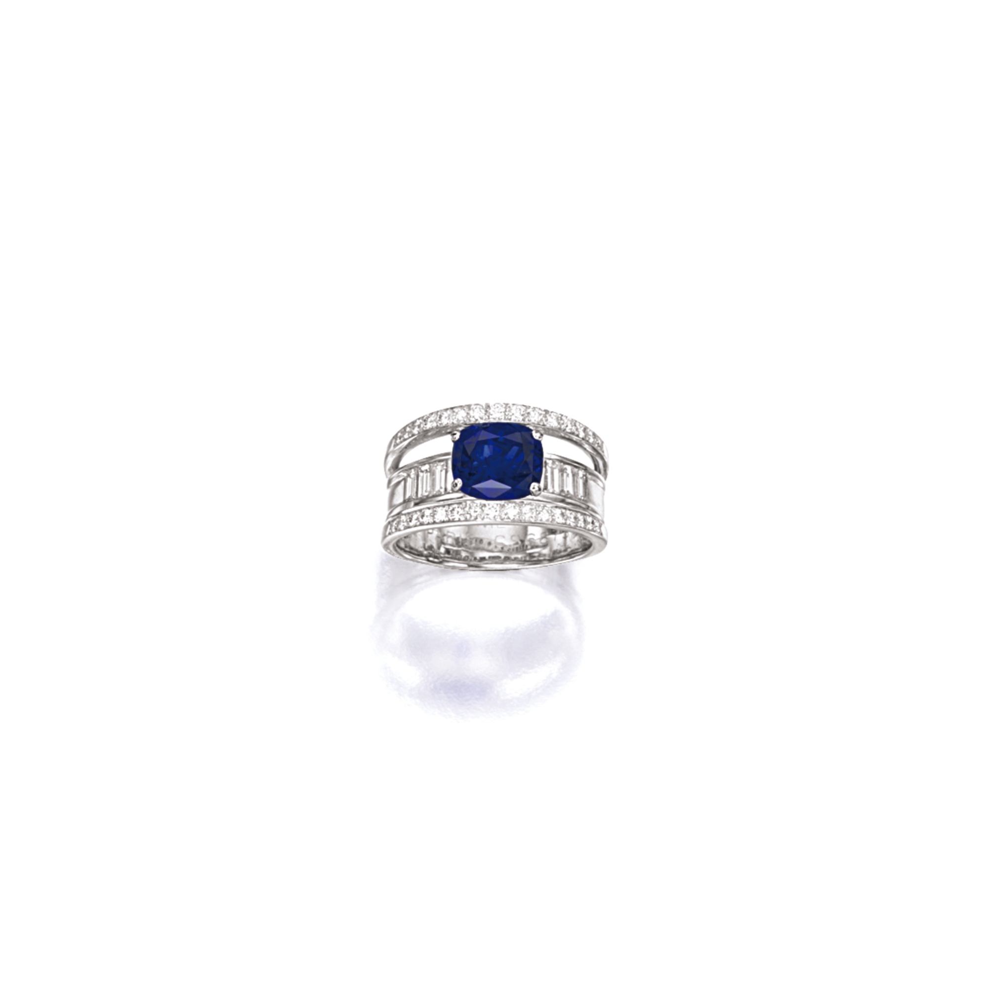 Sapphire and diamond ring, chaumet