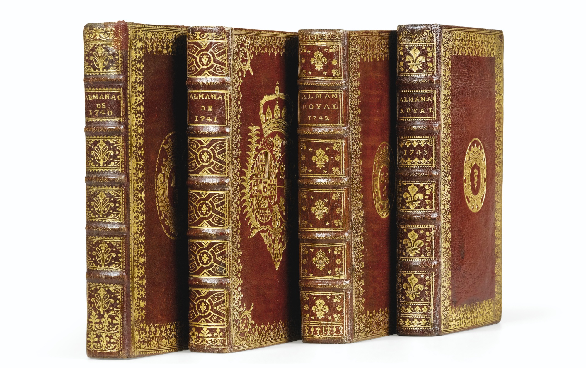 Almanach Royal année bissextile MDCCXL. [... 1741, 1742, 1743]. Paris