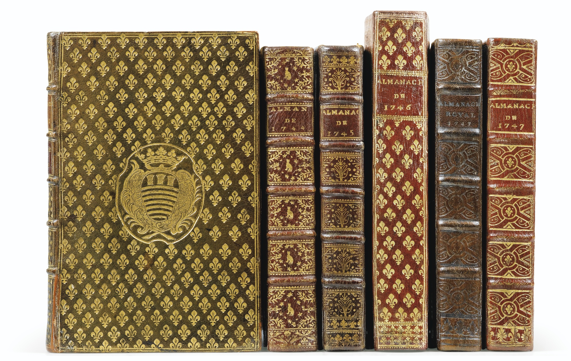 Almanach Royal année MDCCXLIII. [... 1744, 1745, 1746, 1747]. Paris