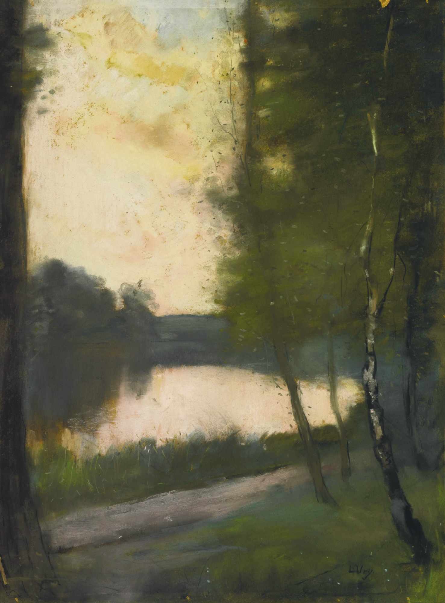 Märkischer See am Abend (Märkisch lake in the evening)