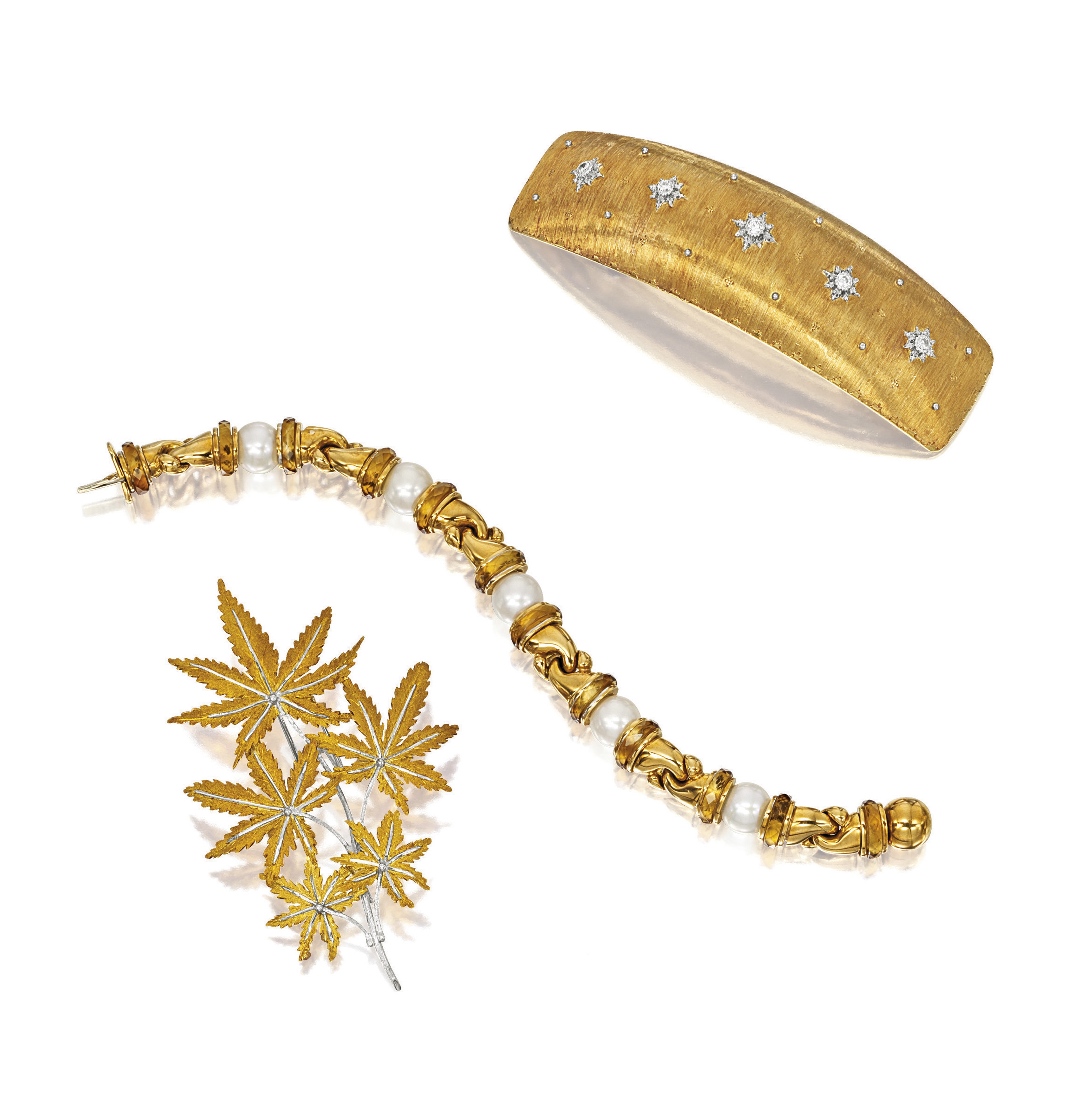 GROUP OF JEWELLERY, GIANMARIA BUCCELATI, BUCCELLATI AND BULGARI