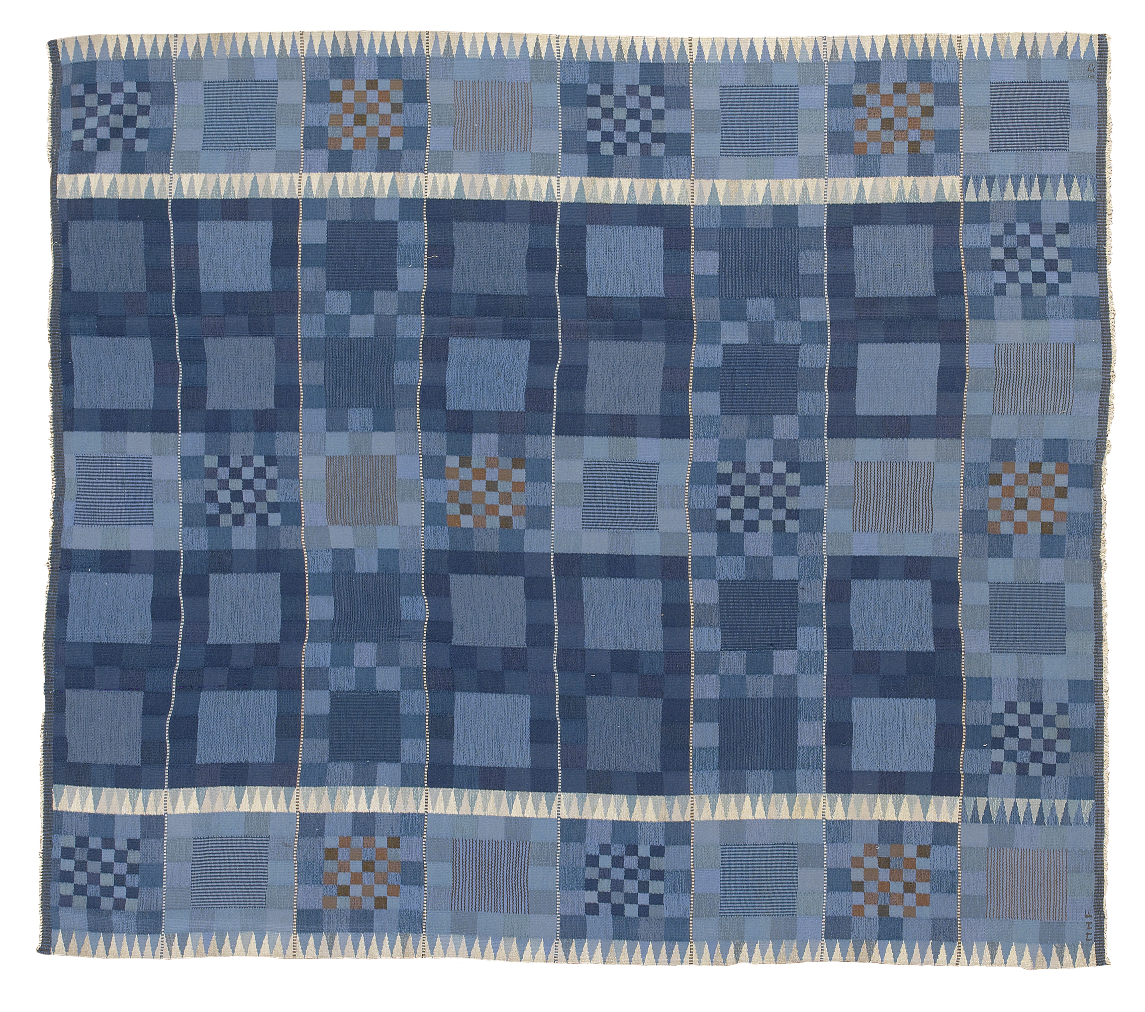 Swedish Kilim by Märta Måås-Fjetterström, 10.4 x 9.1