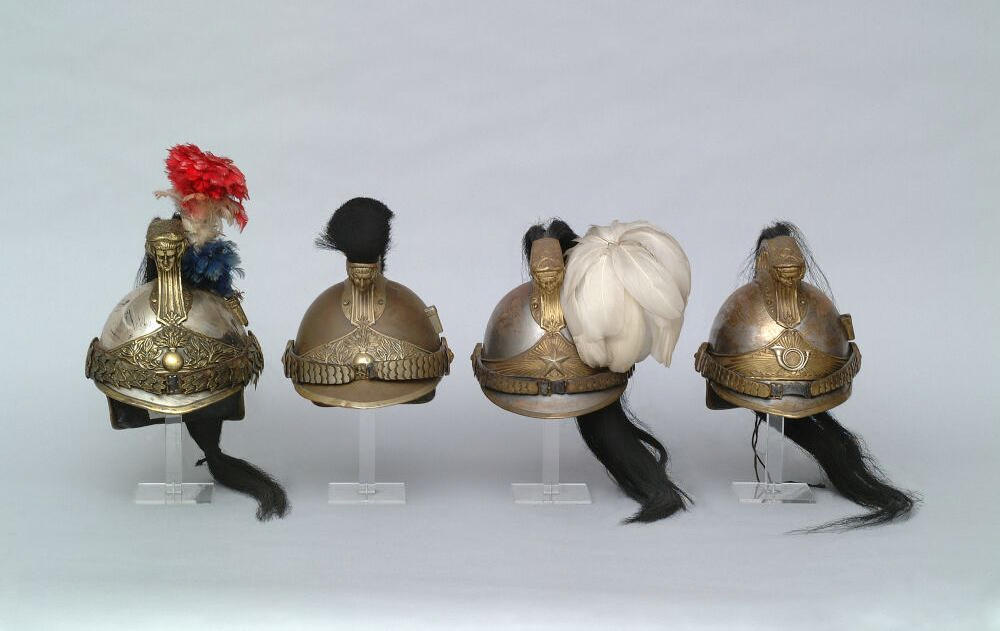 A French officer's Cuirassier helmet