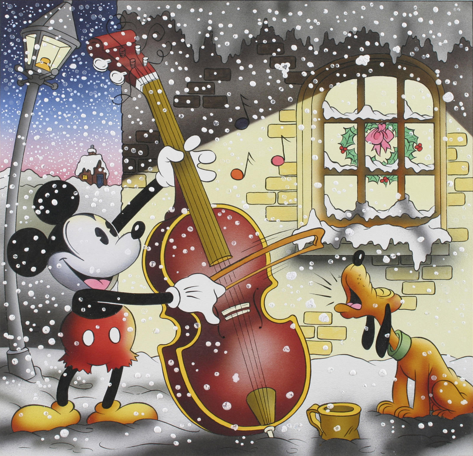 Original artwork for a Disney calendar