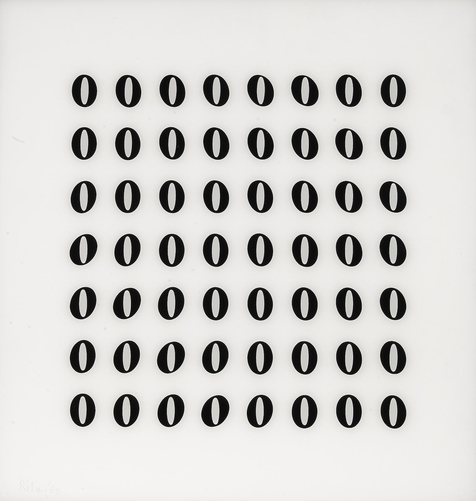 Bridget Riley ; Untitled (Fragment 4), from Fragments;