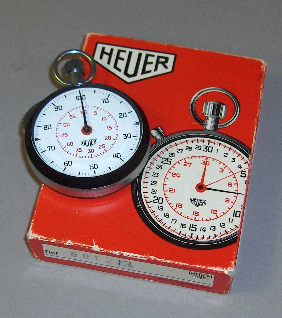 A Heuer stopwatch, Swiss,