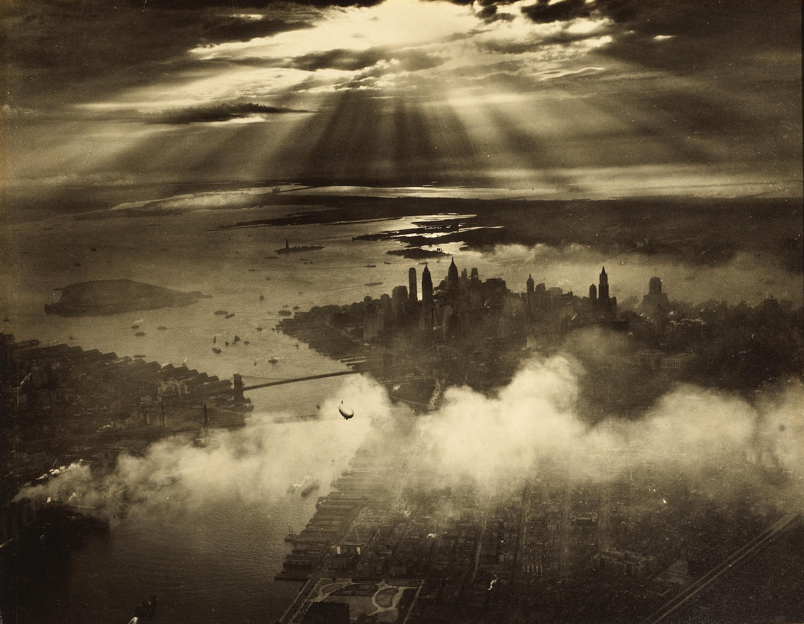Fairchild Aerial Surveys, Inc. Aerial View over Manhattan;
