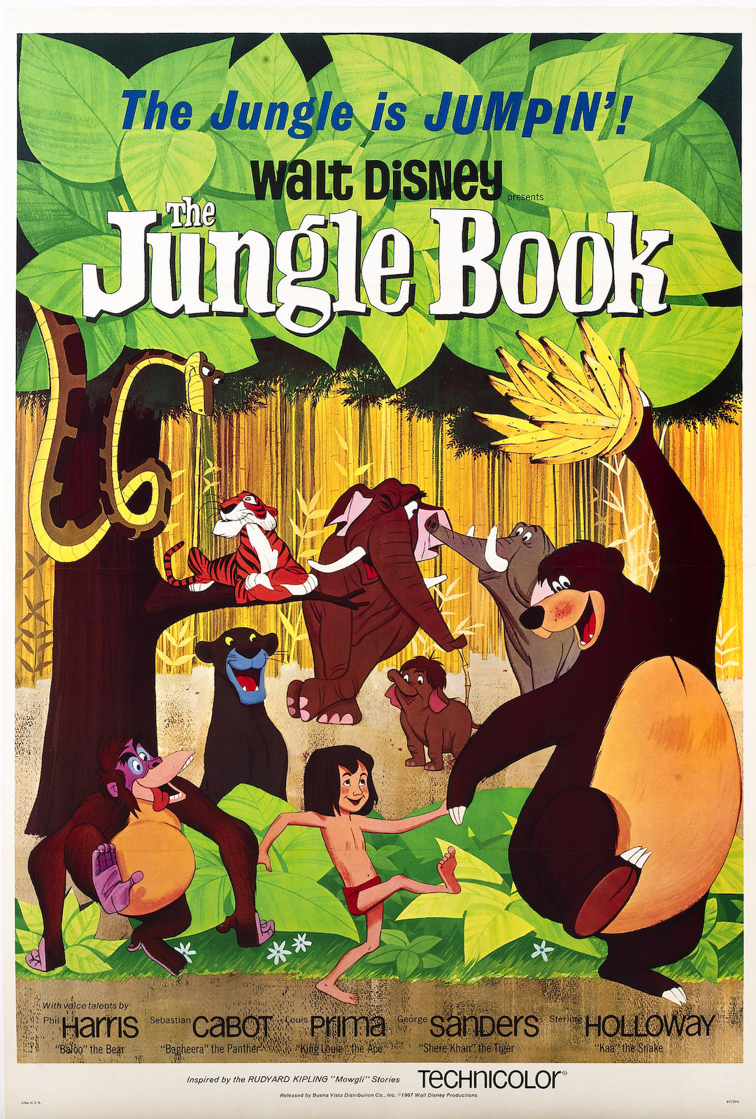 The Jungle Book, Walt Disney Pictures, 1967,