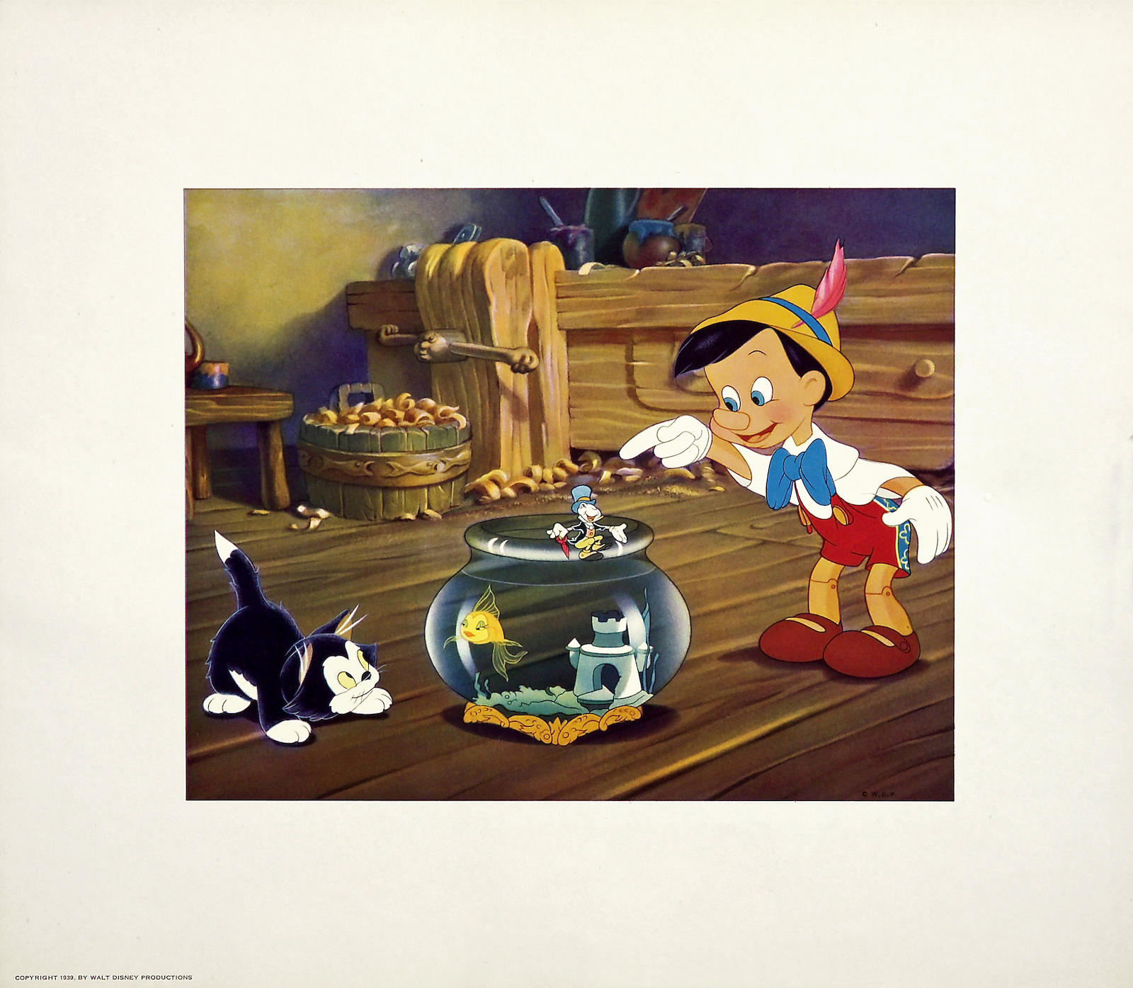 A premiere program from "Pinocchio" and "Fantasia"