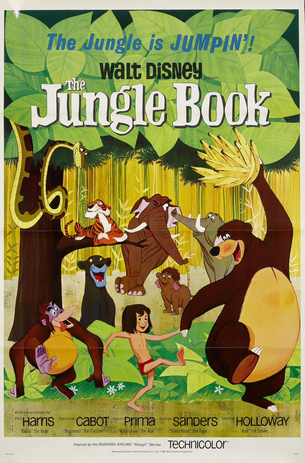 Jungle Book, Walt Disney Productions, 1967,