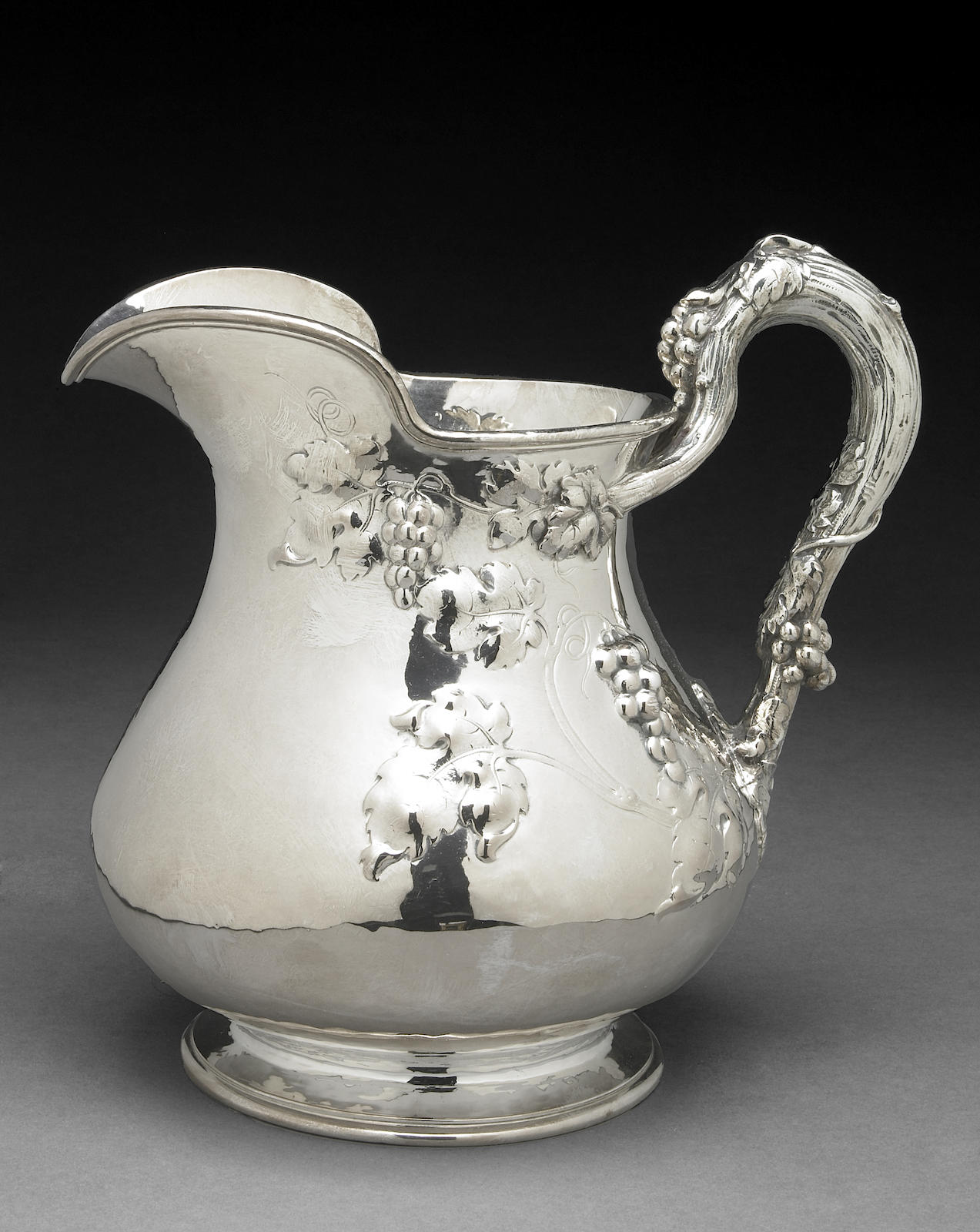 Sterling Hand Chased Water Pitcher by Gorham
