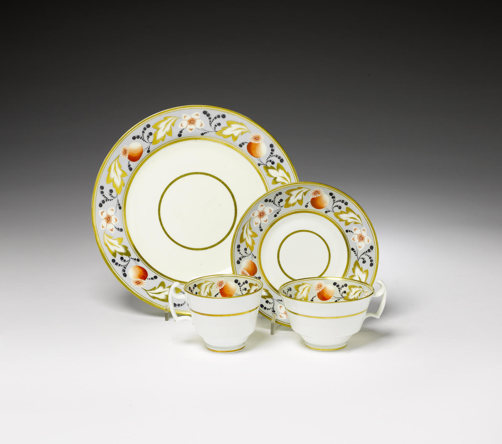 A group of Swansea porcelain Circa 1815-17.