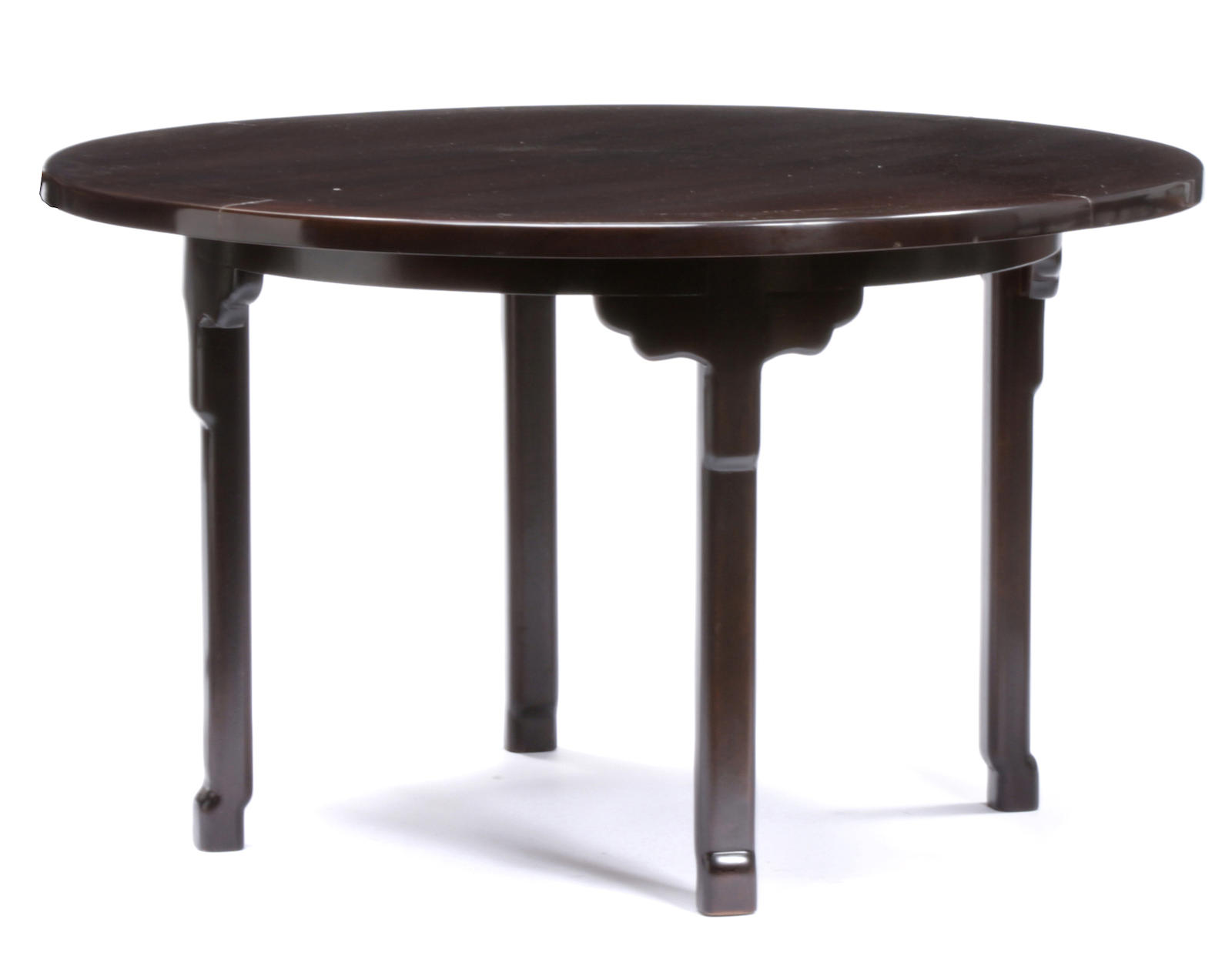 A Chinese Export style carved hardwood table