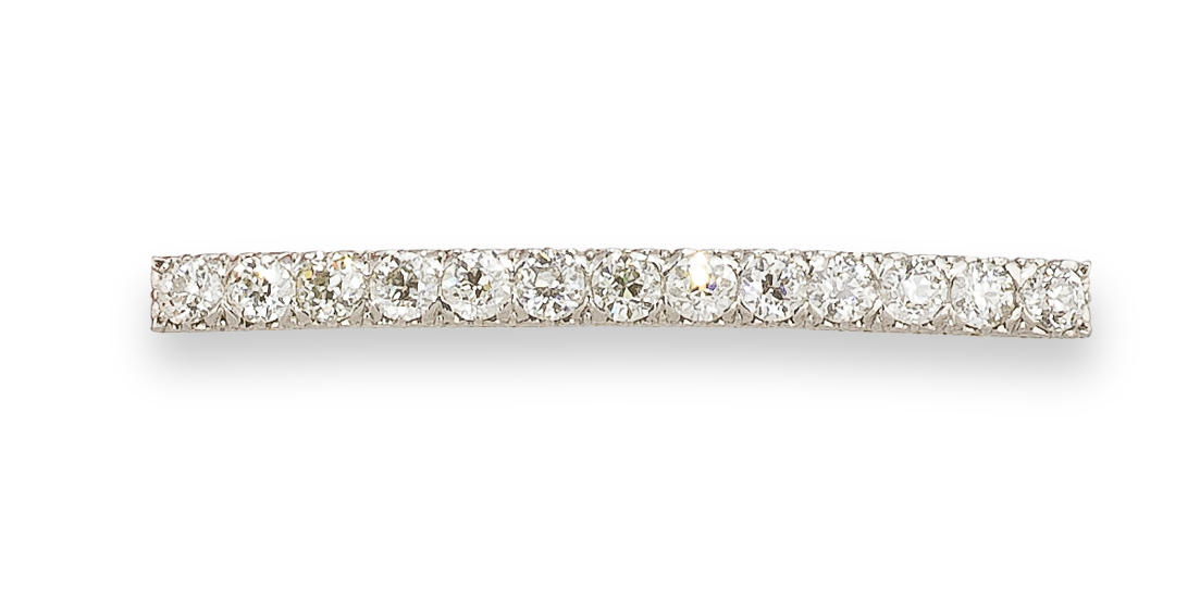 An antique diamond brooch, Marcus & Co.,
