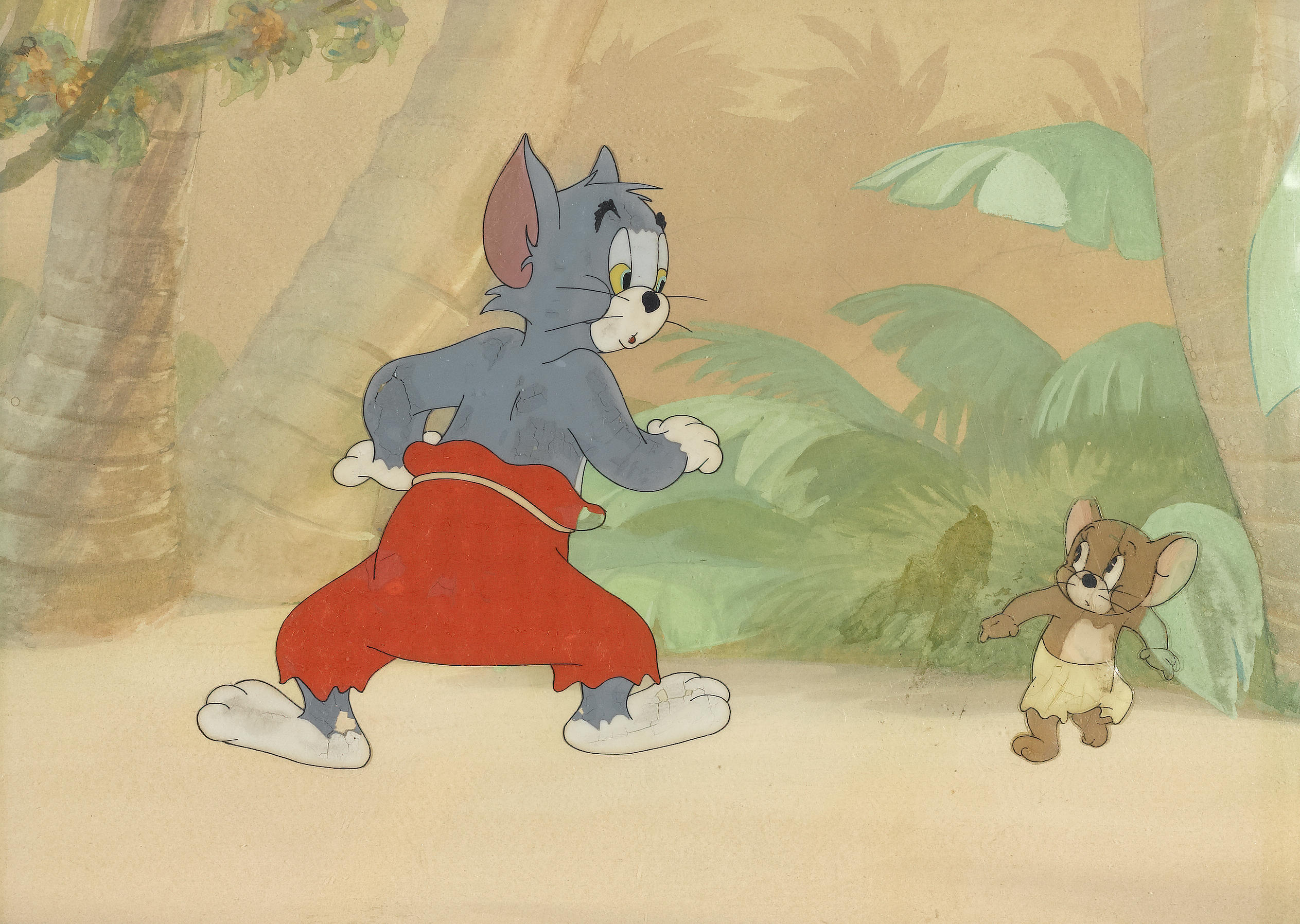 An MGM celluloid of Tom and Jerry