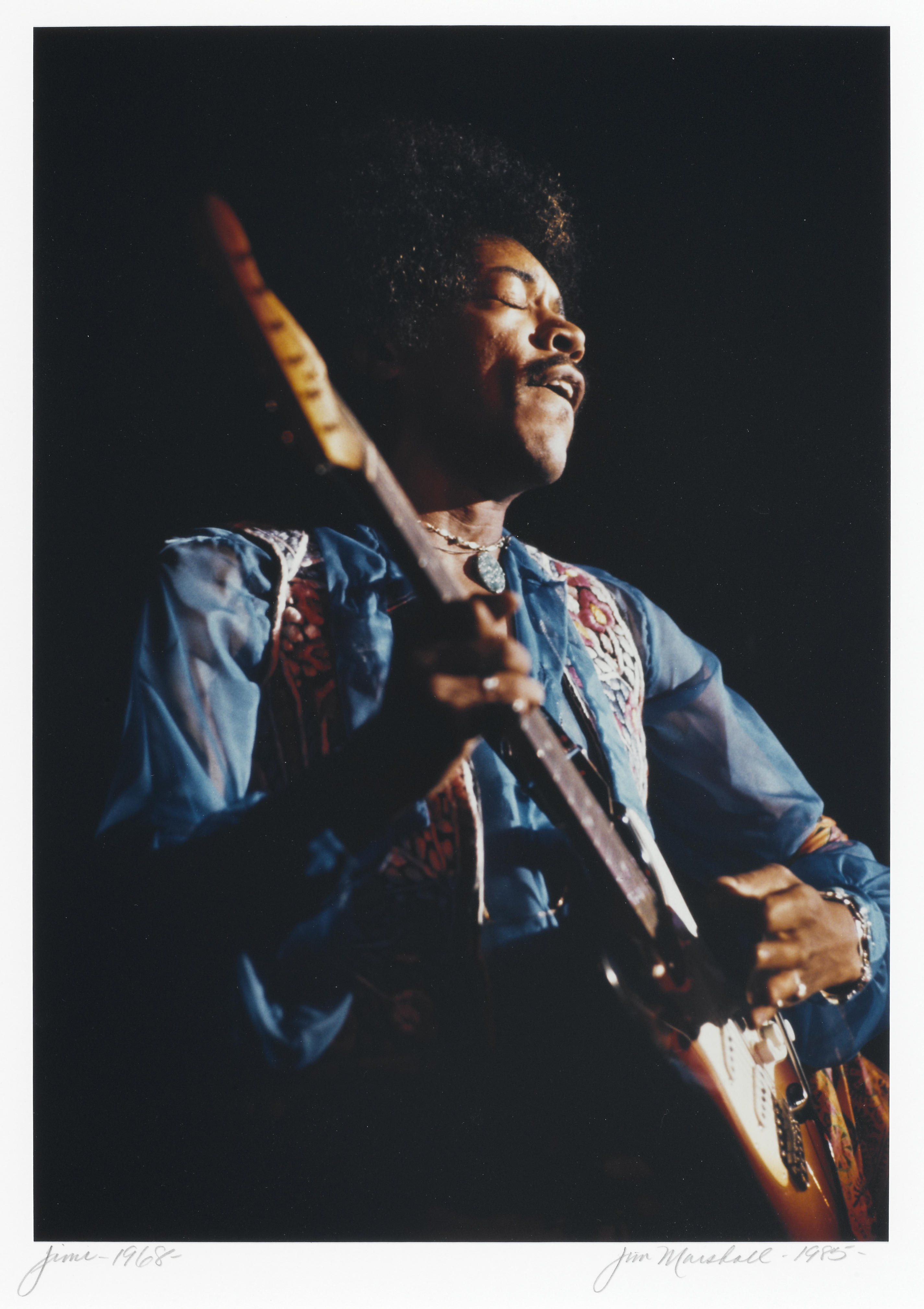 A Jim Marshall photograph of Jimi Hendrix