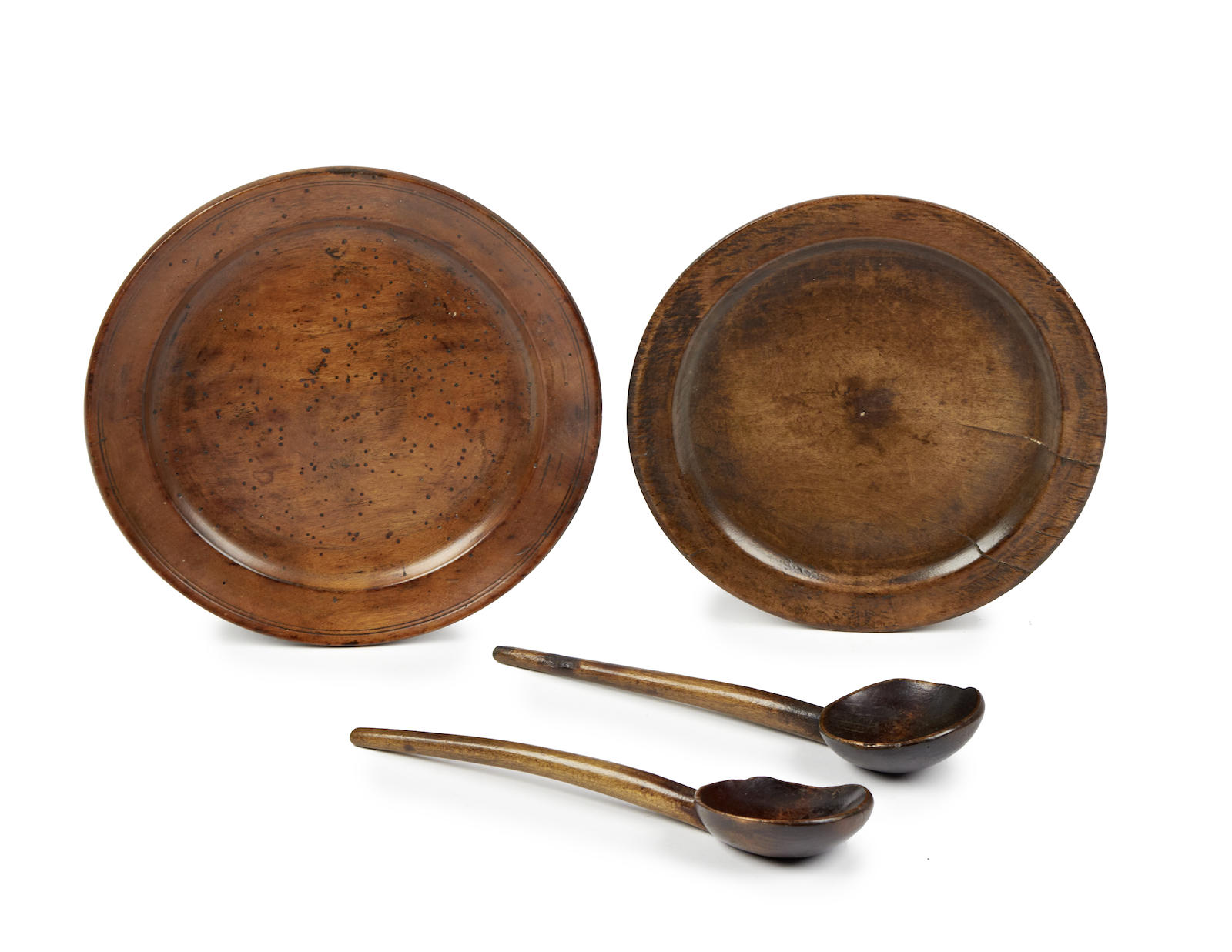 A 19th century sycamore platter