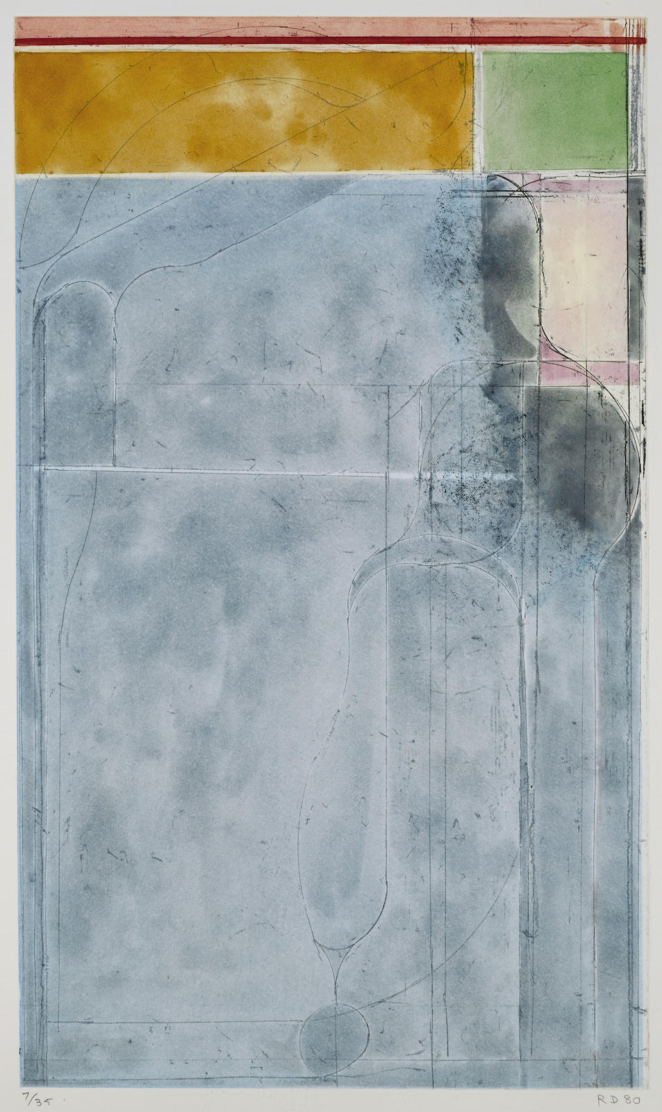 Large Light Blue, from Eight Color Etchings, 1980
