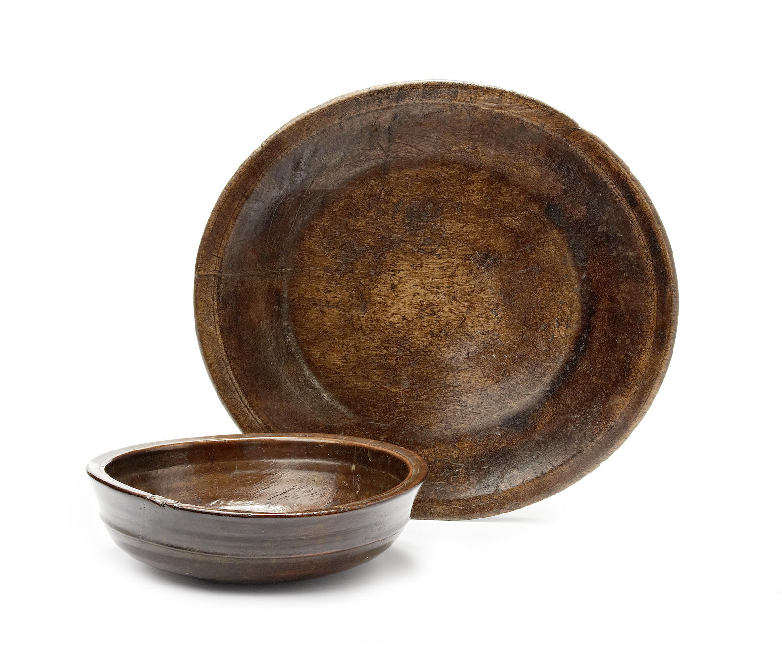 An 18th/19th century sycamore platter