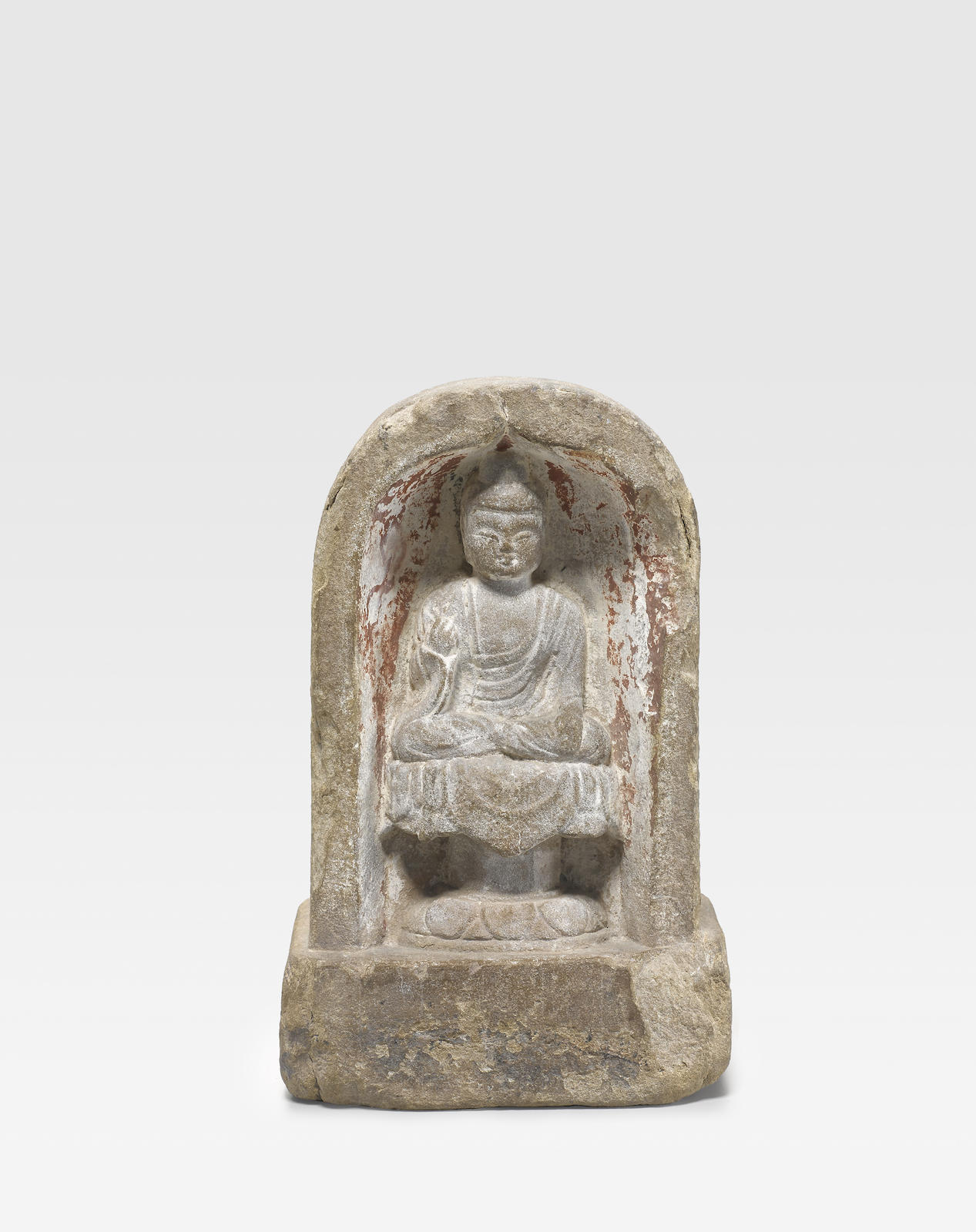 A small stone Buddhist Stele Tang dynasty