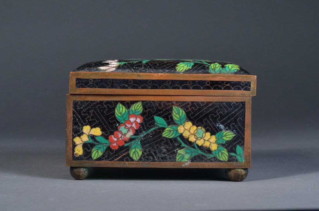 Chinese Bronze Cloisonne Box