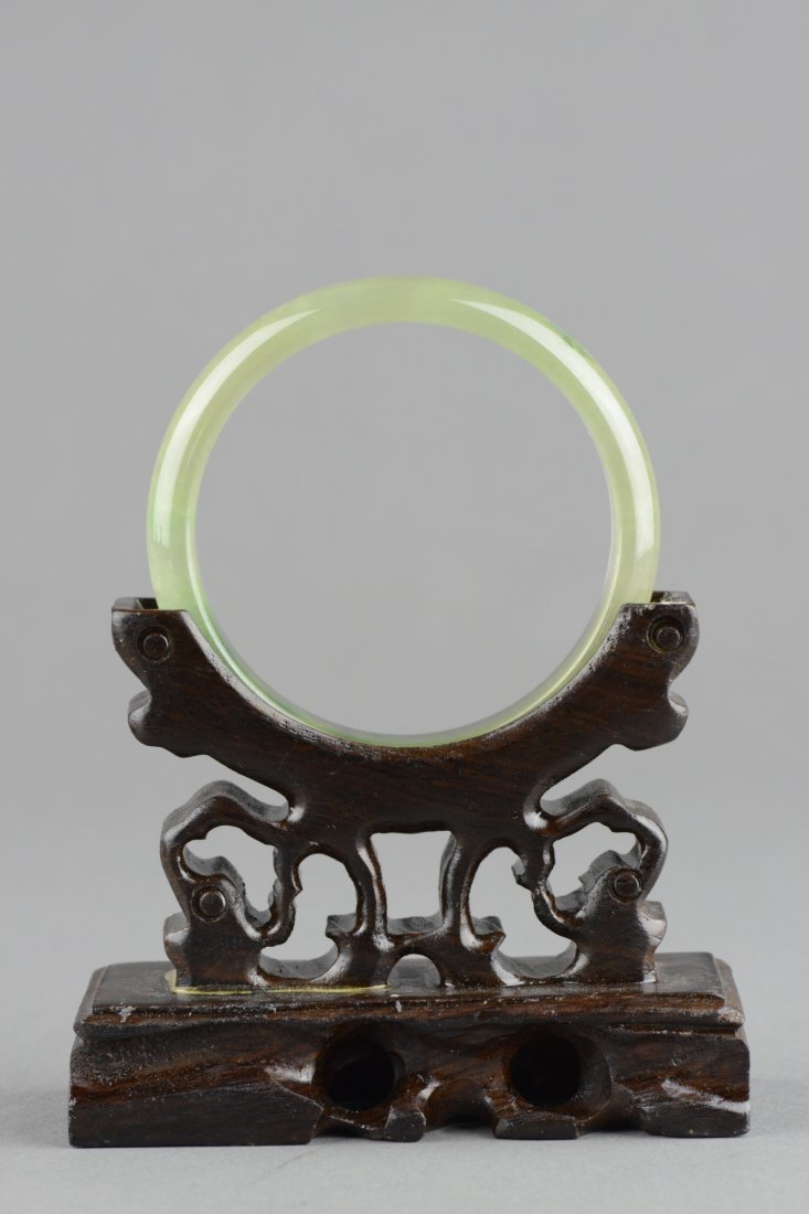 Chinese Translucent Jadeite Bangle