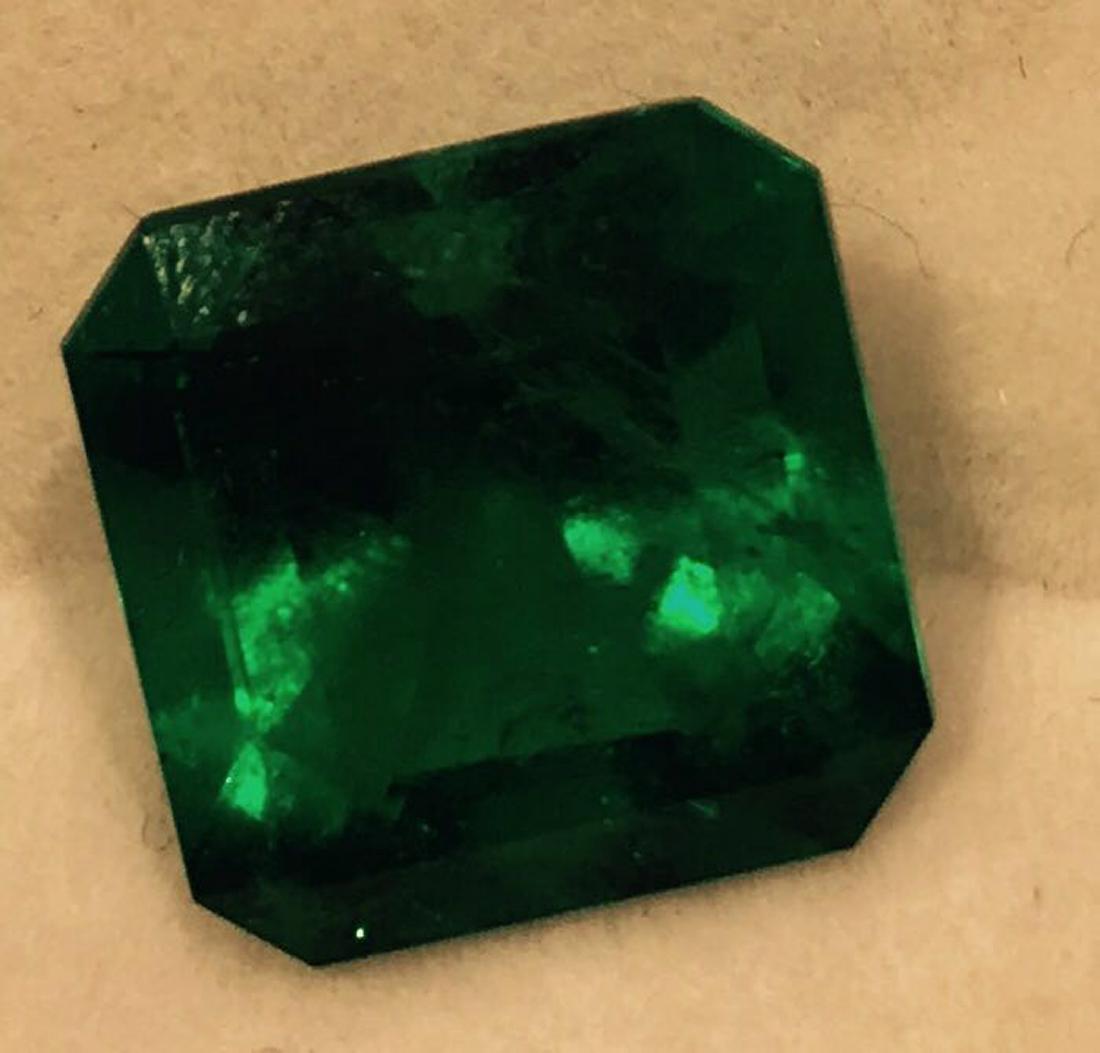 GIA 7.41ct Natural Emerald