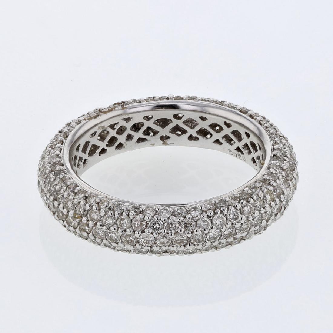 Eternity Pave-set Diamond Band in 14K White Gold -