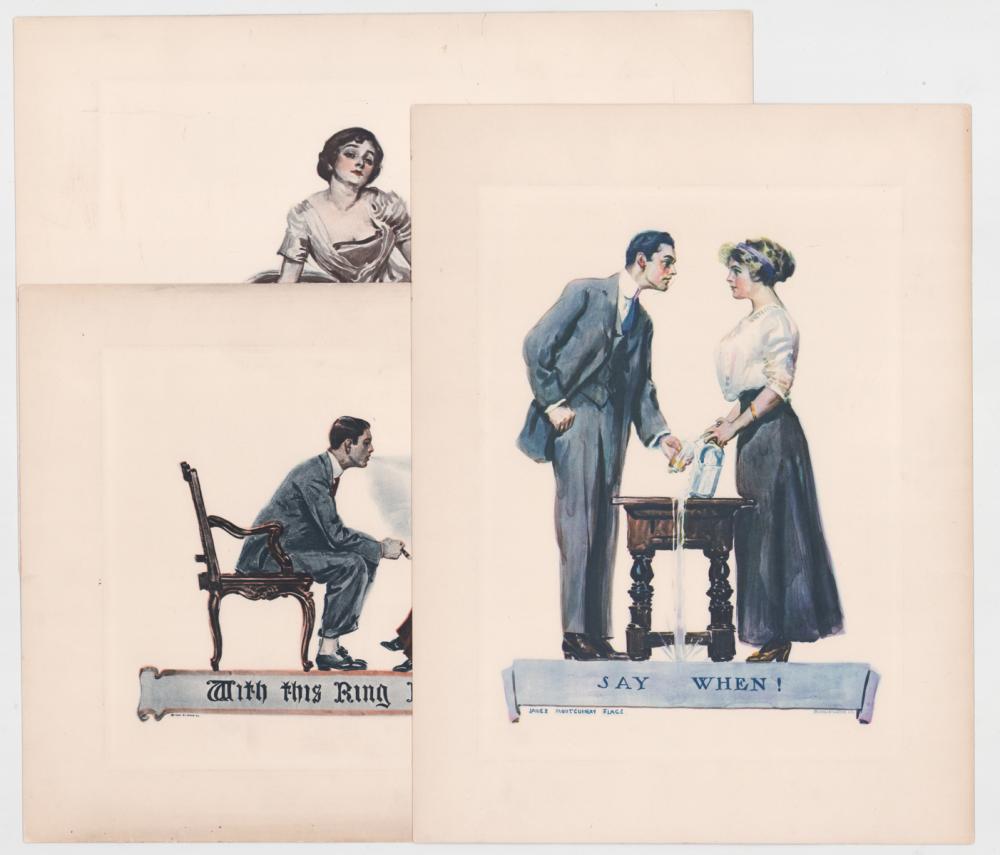 James Montgomery Flagg Original Lithographs