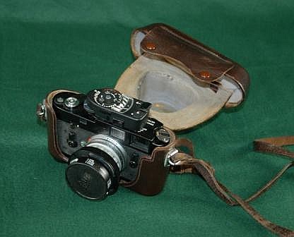 Leica M4 Rangefinder Camera. Fitted with light