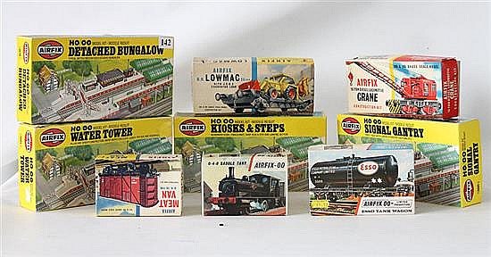NINE VARIOUS AIRFIX MODEL KITS