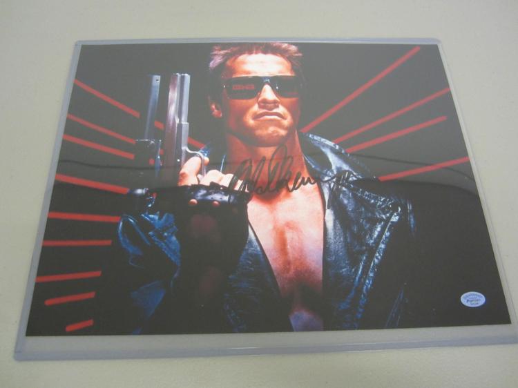 Arnold Schwarzenegger Terminator signed autographed 11x14 photo PSAS COA