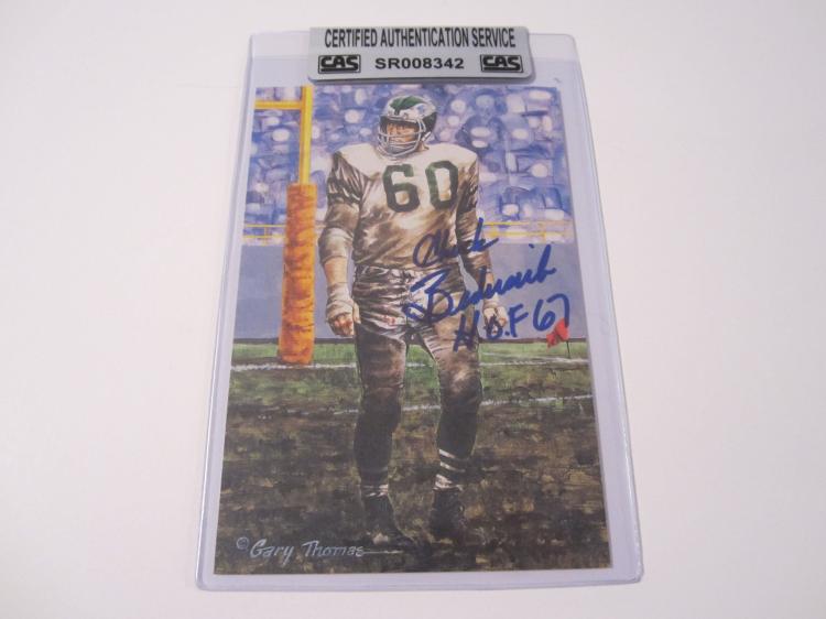 Chuck Bednarick Philadelphia Eagles signed autographed...
