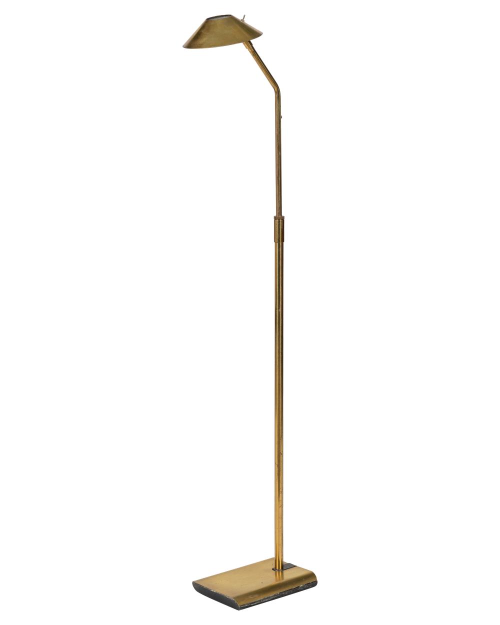 Koch & Lowy - Adjustable Brass Floor Lamp