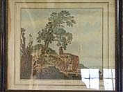 Coloured Print George Morland "The Field Cart" 40