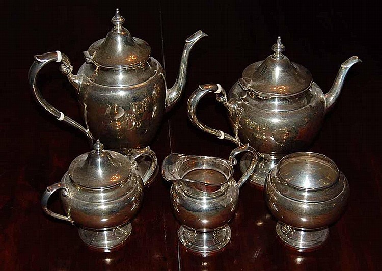 Gorham Puritan Sterling Silver Tea Service
