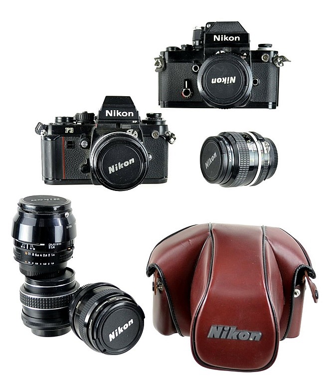 Vintage Nikon/Nikkor 35mm Film Camera Lot (2)