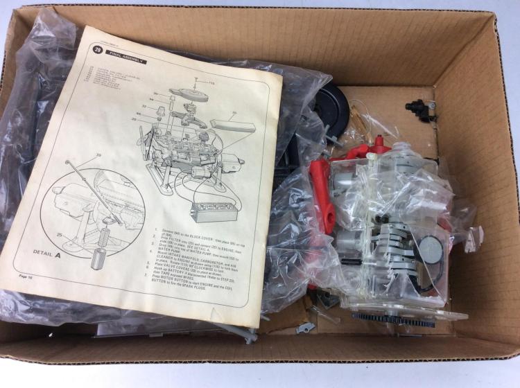 Model Car Visible Engine Kit Parts