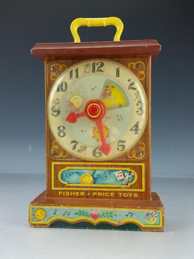 Vintage Fisher Price Musical Tick Tock Clock