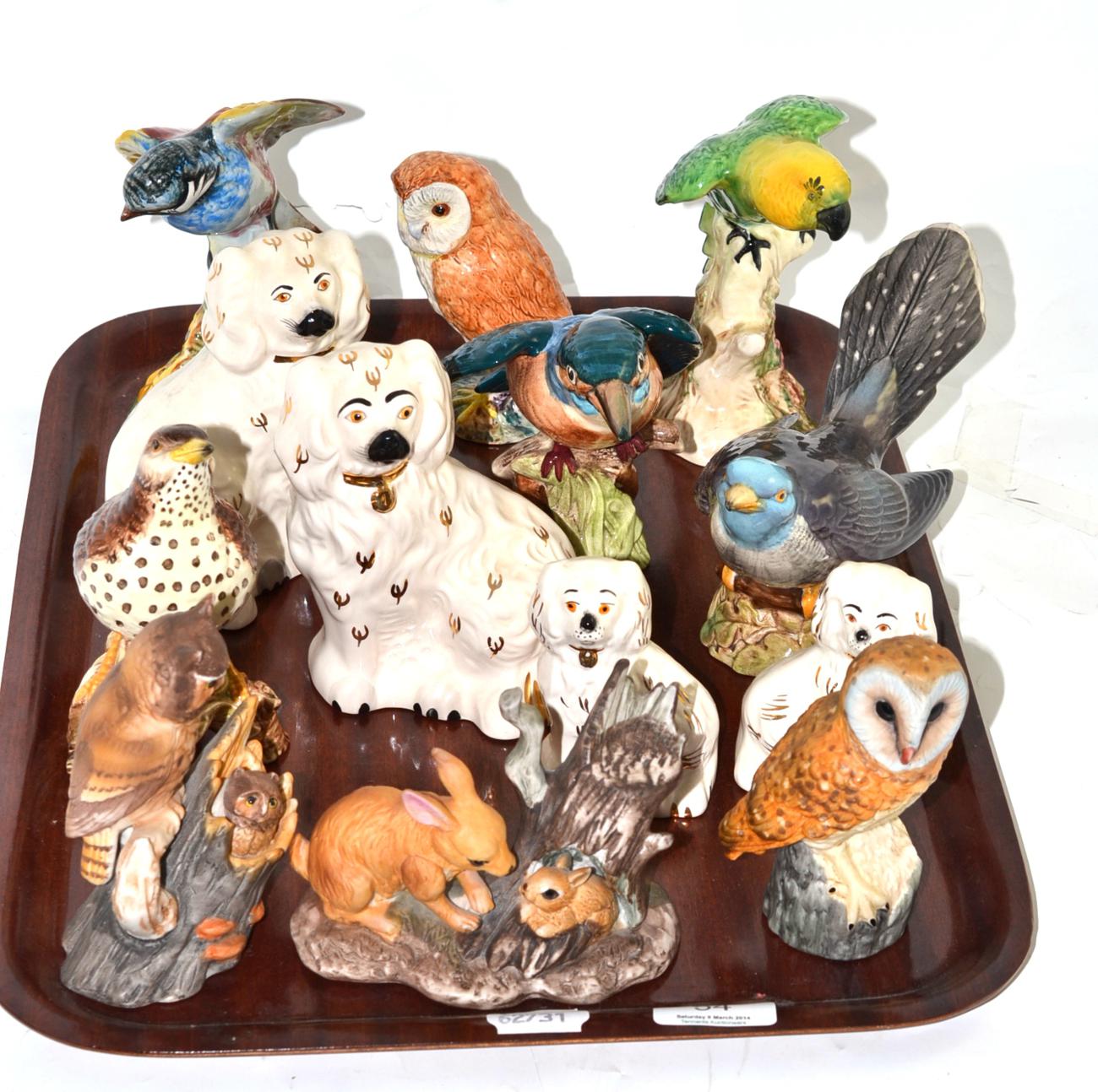 Six Beswick birds