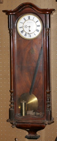 091311: SCHINABERGER, VIENNESE WALNUT REGULATOR CLOCK