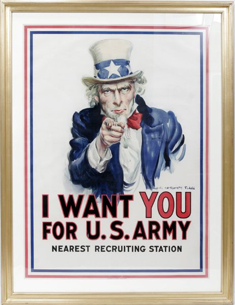 112001: JAMES MONTGOMERY FLAGG, LITHOGRAPH POSTER