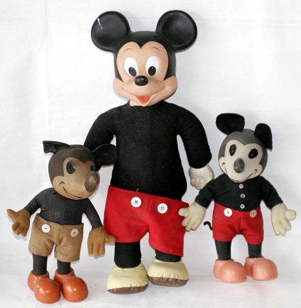 120509: WALT DISNEY PRODUCTIONS 'MICKEY MOUSE' DOLLS