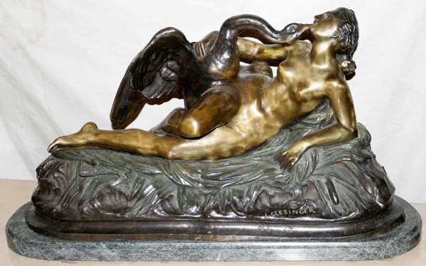 011113: AFTER JEAN BAPTISTE CLESINGER BRONZE SCULPTURE
