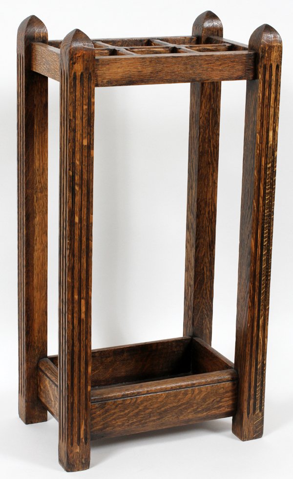 MISSION OAK UMBRELLA STAND