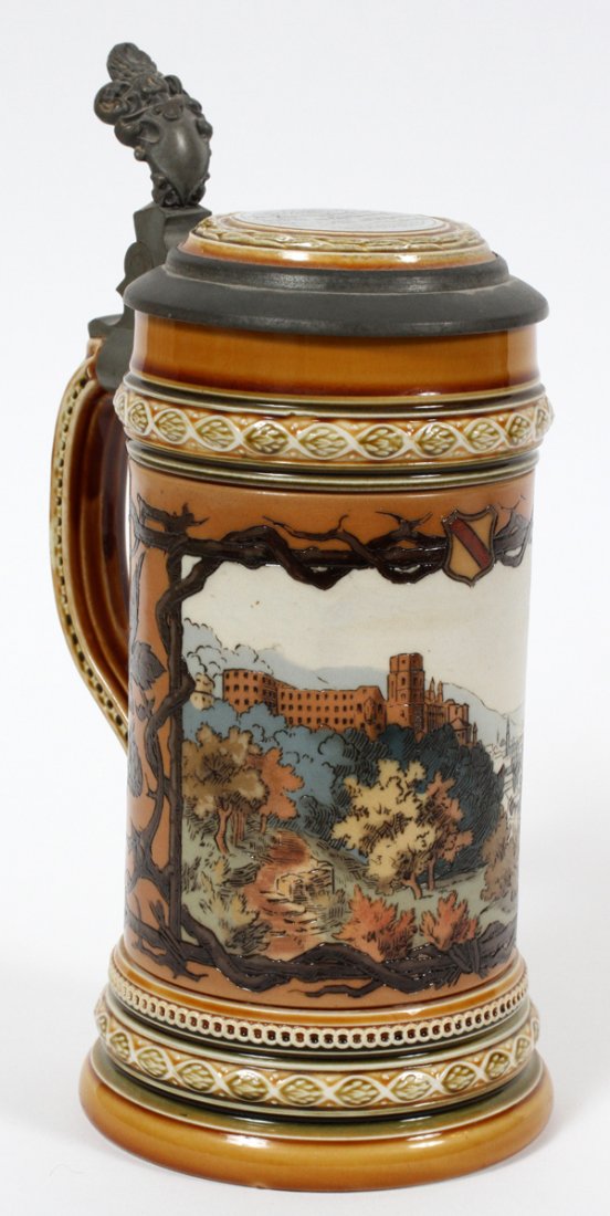 VILLEROY & BOCH/METTLACH STEIN C. 1888