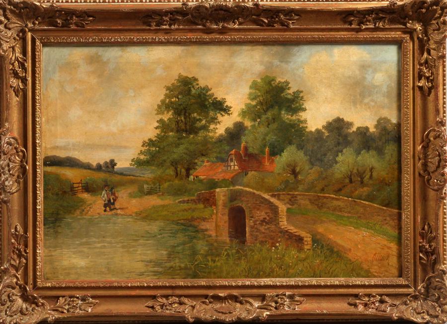Ottlurk, english oil on canvas
