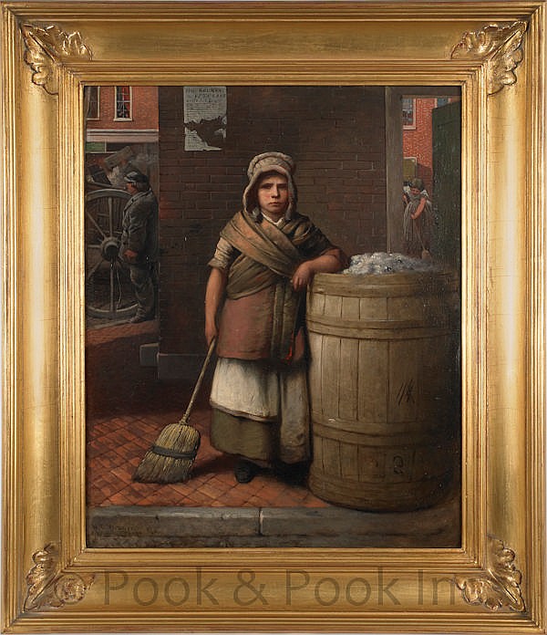William E. Winner (American 1815-1883), oil on