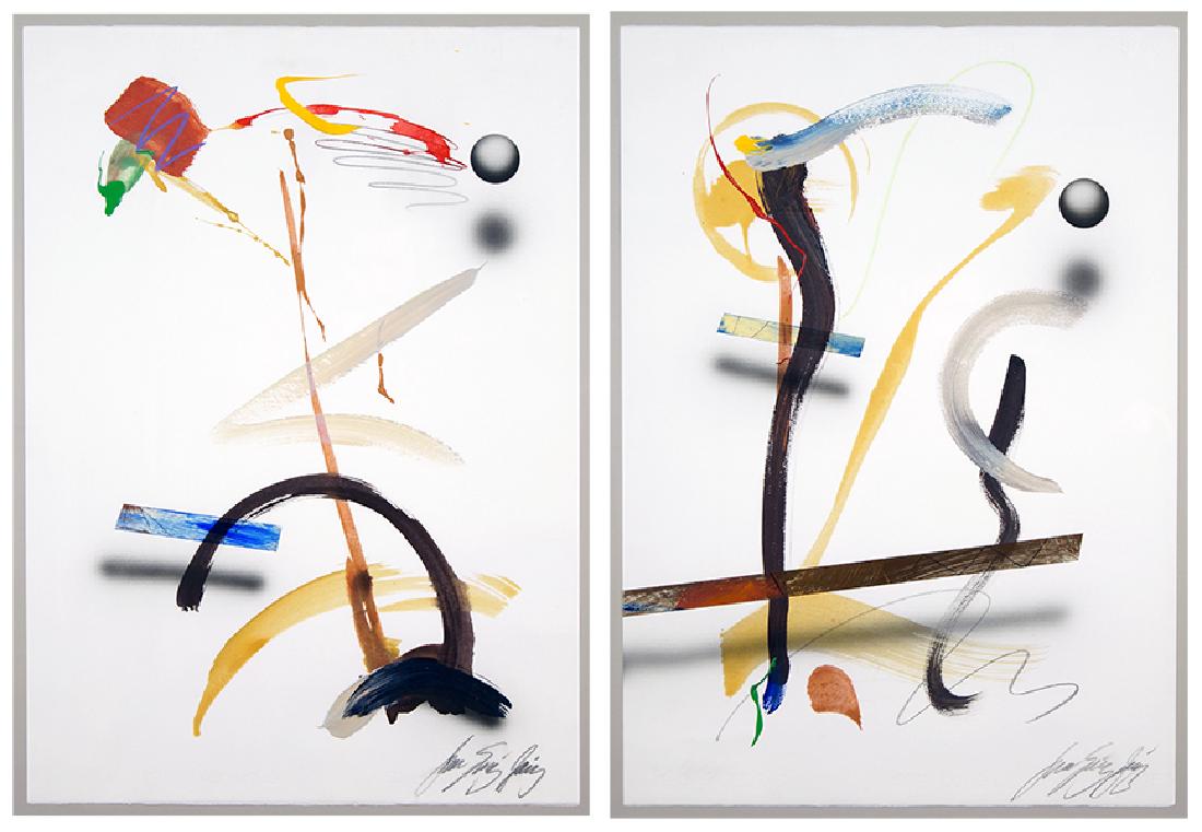 Artist Unknown (Contemporary) Abstract.