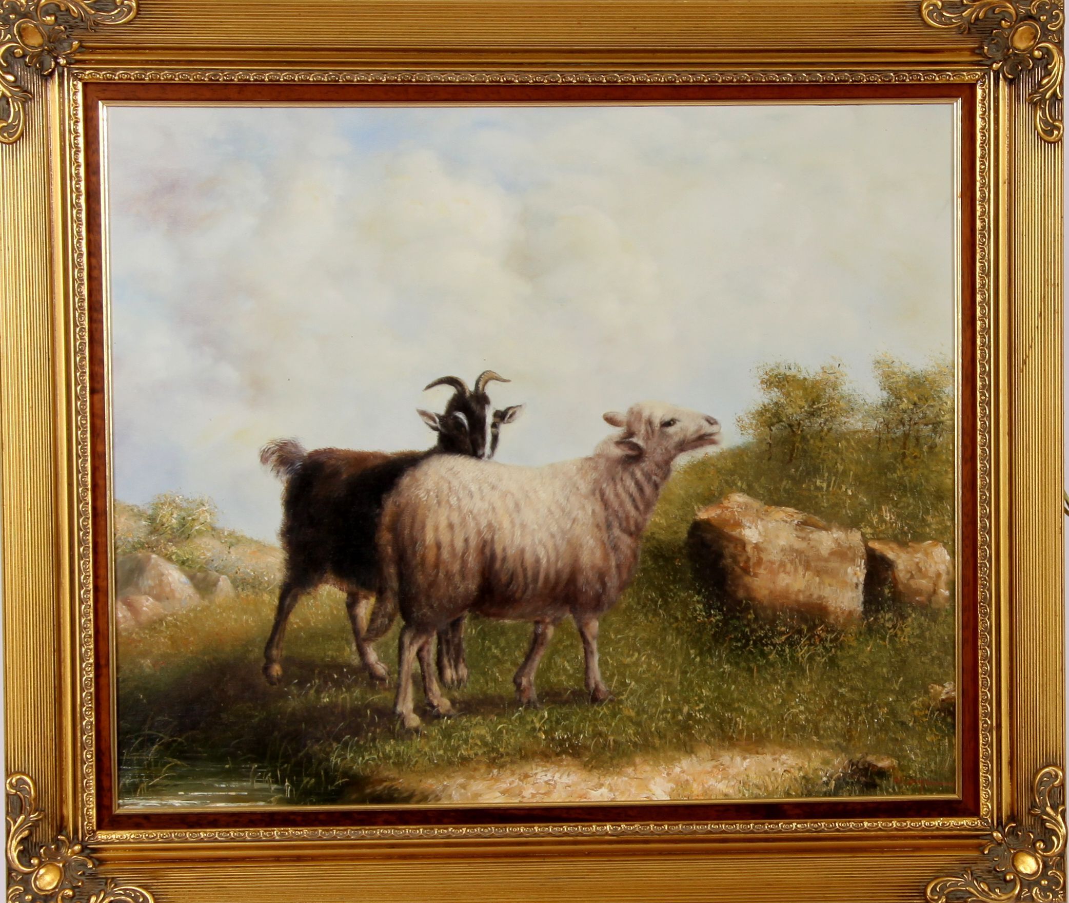 UNBEKANNTER TIERMALER UM 1900. um 1900.
